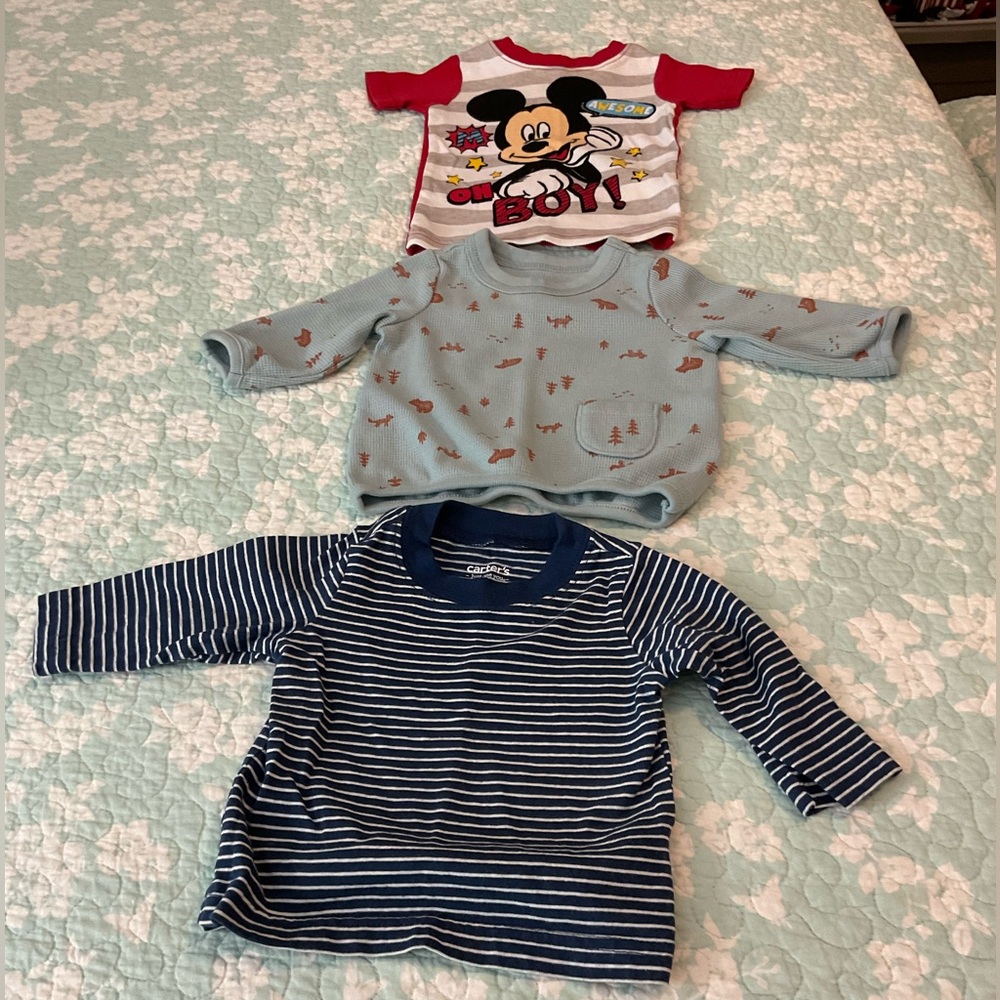Baby shirts $8 for all 3